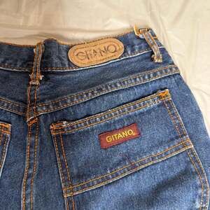 Vintage 80s P.S. Gitano Dark Wash High-Waisted Straight Leg Jeans